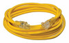 SOUTHWIRE CM02587 CABLE 12/3 25 FT  SJTW YELLOW w/LT END