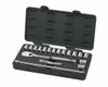 APEX TOOL GROUP GWR80708 SKT SET 1/2 DR 6 PT MET 18 PC MECHANIC