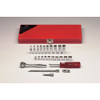Wright Tool Company WRI224 1/4"Dr 6PtStd & DpMMSktBxSet 25P