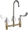 Chicago Faucets C201AGN1AE3317AB  Concealed Hot and Cold Water Sink Faucet