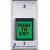 ALARM CONTROLS CORPORATION TS-2-2 2IN SQ GREEN ILLUMINATED PB 2SPDT