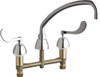 Chicago Faucets C201A317ABCP CONCEALED HOT AND COLD WATER SINK FAUCET CHICAGO Chicago Faucets 981960