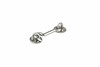 NATIONAL HARDWARE N187-036 SATIN NICKEL PRIVACY HOOK
