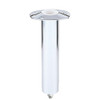Lees 0° Stainless Steel Swivel Base Flush Mount Rod Holder - Medium - 2 OD X 6.5 Tube f/ Small Bent Butts