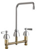 Chicago Faucets C201RSHA8AE35VXKAB  Concealed Hot and Cold Water Sink Faucet