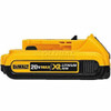 DeWalt B1106839 20V MAX Battery, Compact 2.0Ah Double Pack (-2), Yellow
