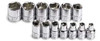 SK Hand Tool SKT-1313 SK 13-Piece 1/4-Inch Drive 6 Point Standard Metric Socket Set