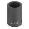 Grey Pneumatic GRY-2130M () 1/2" Drive x 30mm Standard 12-Point Socket