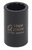 Sunex SUU-216ZM 1/2-Inch Drive 16-mm 12-Point Impact Socket