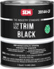 SEM Products SEM-39144-LV SEM Low VOC Trim Black Aerosol - 1 Quart