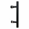 N700100 12in Madison Pull Matte Black Fin