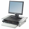 FELLOWES, INC. 8031101 RAISES MONITOR TO COMFORTABLE VIEWING HEIGHT TO HELP PREVENT NECK STRAIN. SUPPOR