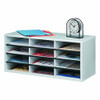 FELLOWES, INC. 25004 12-COMPARTMENT SORTER KEEPS LETTER SIZE LITERATURE, FILES, AND FORMS ORGANIZED A