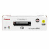 CANON USA 6269B001 CANON CARTRIDGE 131 YELLOW TONER - FOR CANON IMAGECLASS MF624CW, MF628CW, MF8280