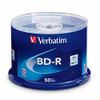 VERBATIM AMERICAS LLC 98397 VERBATIM BD-R 25GB 16X WITH BRANDED SURFACE-50PK SPINDLE