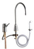 Chicago Faucets C2304E35ABCP  Single Lever Hot and Cold Water Mixing Sink Faucet with Side Spray