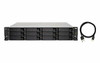 QNAP INC TL-R1200C-RP-US 12-BAY 2U RACKMOUNT USB-C 3.1 GEN2 10GBP