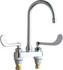 Chicago Faucets C895GN2AE3319ABCP  Hot and Cold Water Sink Faucet