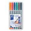 Color Water Soluble Markers (6) Chessex Manufacturing CHX03156