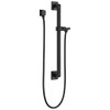 Delta 51500-BL Delta Universal Showering Components Adjustable Slide Bar / Grab Bar Assembly with Elbow - Matte Black