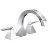 Delta T2746 Delta Trillian Two-Handle Roman Tub Trim - Chrome