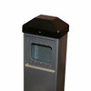 BEA INC 10BOLLARDSLV POST,SILVER,S/S PUSH PLATE,4.5