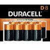 DURACELL PRODUCTS COMPANY DURMN13RT8Z BATTERY,D 8/PK