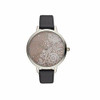 CRR004 La Romance - Silver/Grey Leather Strap Watch