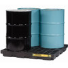 Justrite 145563 4 Drum Spill Pallet 43 Gal. Capacity Black Mfg Co