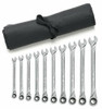 APEX TOOL GROUP GWR85090R XL COMBO GEAR WR 10pc 10-19mm MET