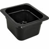 PAN,FOOD, 1/6 SZ,4D,BLK POLY