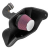 K & N FILTERS 63-2591 K & N Performance Air Intake System with Black Air Filter Wrap