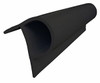 DOCK EDGE686-1117F SLANT P PROFILE BLK 24FT