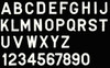 SEACHOICE 74551 GOTHIC LETTER-WHITE E-10PACK