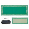 MINGS MARK INC672-RC4GRN 8X20 PATIOMAT GREEN/BEIGE