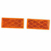 ANDERSON177-E483A AMBER REFLECTOR-STICK ON 2/PK