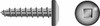 SEACHOICE SC5208 #10X3/4 SQR PAN SMS SS 100/BG