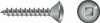 SEACHOICE SC3462 #6X1 SQR OVL SMS SS 100/BG