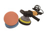 Astro Pneumatic AST-3058 Astro Electric Dual Action Random Orbital Polisher with 3 Piece Pad Kit, 6"