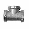Deaborn 8481  1-1/2 TEE SLIP JOINT, CHROME, 20 GAUGE