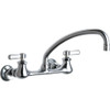 Chicago Faucets C540LDL9ABCP CHICAGO WALL MOUNTED SINK FAUCET Chicago Faucets 970360