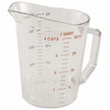 Rubbermaid 2471083 CUP; MEASURING; 1QT;; CLEAR PLASTIC