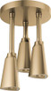 Delta D57140CZ25L Faucet H2Okinetic Pendant Raincan LED Light Shower Head Champagne Bronze