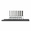 GEARWRENCH KD82529 7 Piece 3/8 Drive Mid LengthSAE Hex Bit Socket Set