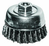CENTURY DRILL & TOOL CY76021 2-3/4 Knotted Wire Cup Brush5/8-11 Arbor