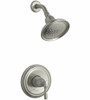 Kohler K-TS396-4-BN TS396-4-BN Devonshire(R) Rite-Temp(R) shower valve trim with lever handle and 2.5 gpm showerhead, 1, Vibrant Brushed Nickel