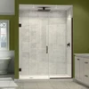DreamLine Unidoor Plus SHDR-245407210-06 Frameless Hinged Shower Door
