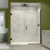 DreamLine Unidoor Plus SHDR-243957210-06 Frameless Hinged Shower Door