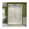 DreamLine Unidoor Plus SHDR-245357210-01 Frameless Hinged Shower Door