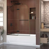 DreamLine Aqua Ultra SHDR-3448580-09 Frameless Curved Shower or Tub Screen